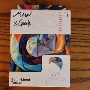 MHN X Goody Ouchless Colorful Satin Lined Turban